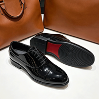 2026 Neue Herren Lackleder Oxford Schuhe Schwarz Hochglanz Formelle Anzugschuhe für Smoking Hochzeit Büro Übergrößen EU 38-46