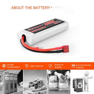 Hohe Qualität Wiederaufladbare RC Lipo Batterie <span class=keywords><strong>2</strong></span> S 7,4 v 4000 mAh 50C für RC Auto Boot Spielzeug RC Modelle - Product Image 3