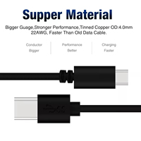 Cable de transferencia de datos USB a C USB3.2 0,2 M 0,25 M 0,3 M 0,5 M 1M 1,5 M 1,8 M 2M 3M Tipo C Cable de carga rápida USB Cables de datos