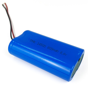 2S1P Cilíndrico 14500 Paquetes 6,4 V 600mAh Baterías de iones de litio Fuente de alimentación recargable para luces de salida con respaldo de batería - Product Image 5