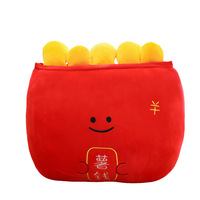 Nouveaux jouets en peluche en forme de hamburger et de frites de style dessin animé, super doux en coton, jouets moelleux pour enfants et bébés, 31-50cm, pour fêtes