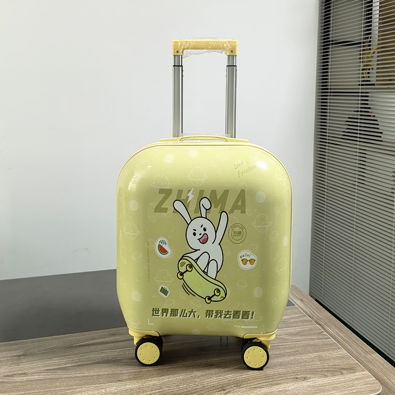 Coniglio giallo carino