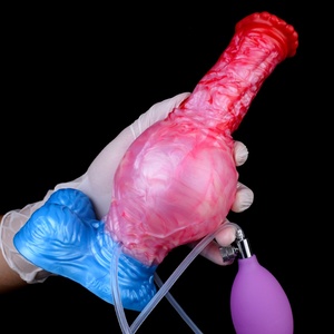 Big Knot Inflatable Squirting Dildo Thick Silicone Strap on Anal Plug Fantasy Sex <b>Toys</b> <b>for</b> Women G Spot and <b>Men</b> Gay Couples - Product Image 6