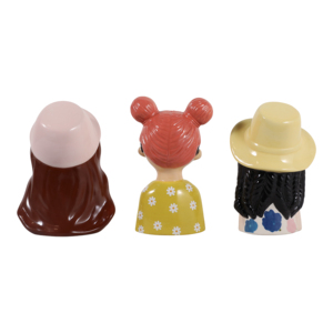 Statuette Colorate di Ragazze in Ceramica, Decorazioni Boho per Casa, Bagno, Ufficio, Mensole e Tavolini - Product Image 4