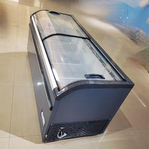 2.5m 미니 가슴 냉동고 도어 교체 가슴 냉장고 및 냉동고 스틸 탑 슈퍼마켓 수평 냉동고 - Product Image 4