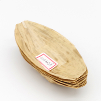 Barquette à sushi jetable écologique en feuilles de palmier et bambou