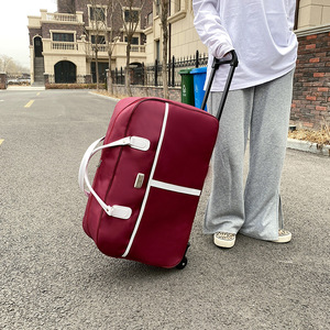Customized Large Capacity Luxury Vintage <strong>Suitcase</strong> Travel Set Oxford Material <strong>Light</strong> Weight Fashionable Stylish Trolley Bags - Product Image 5