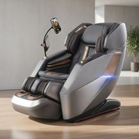 Fauteuil de massage corporel complet OEM SL Track Max, pétrissage intelligent, analyse corporelle en 30 secondes, 24 rouleaux pour les pieds, zéro gravité pour massage profond à domicile