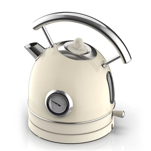 Factory Hot Selling UK Style Household Electric Stainless Steel Dome <b>Kettle</b> with Thermometer - Product Image 1