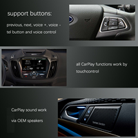 Interface vidéo OEM CarPlay Android Auto Ford SYNC2, système de navigation automobile, Apple CarPlay, Android Auto, Mirror Link pour Ford Flex