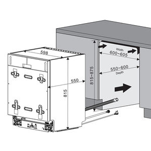<span class=keywords><strong>Lavavajillas</strong></span> totalmente integrado 14 Place Sett. 6 Programas <span class=keywords><strong>Lavavajillas</strong></span> totalmente integrado - Product Image 6