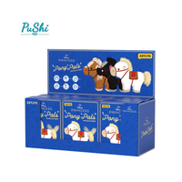 52toys Little Horse Series Blind Box, La queue peut être tournée, Porte-clés en peluche mascotte de l'année du cheval, Figurines d'anime