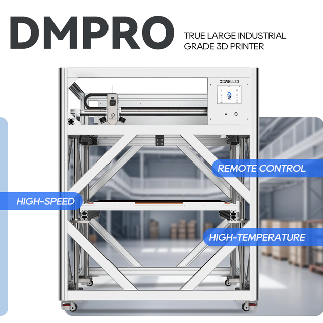 Dowell Custom 3d Printer DM12pro 1200mm Large Big Size Industrial 3d Printer High Speed Carbon Fiber Models Printing 500mm/s