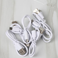 Kabel Data USB mikro 2A 0.3M, untuk perangkat Android V8 kabel pengisi daya ponsel efisiensi tinggi untuk mesin printer Android