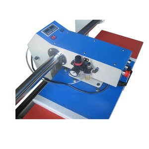 Máquina de prensa de calor neumática automática de doble estación con brazo deslizante grande para impresión de camisetas, uso de placa de transferencia de calor económica - Product Image 6