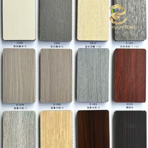 Pannelli Murali Impermeabili e Ignifughi per Sfondo TV, Stile Tradizionale in Legno di Bambù Carbonizzato con Pannello Murale in Marmo WPC Resistente all'Umidità - Product Image 4