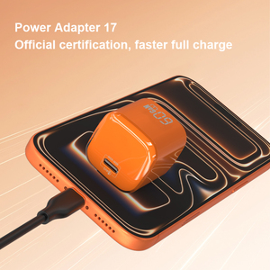 Justlink 60W ซูเปอร์ไวชนิด C PD3.2 AVS GAN เครื่องชาร์จไฟฟ้า USB C อะแดปเตอร์ติดผนังสำหรับอุปกรณ์มือถือแอนดรอยด์ - Product Image 4