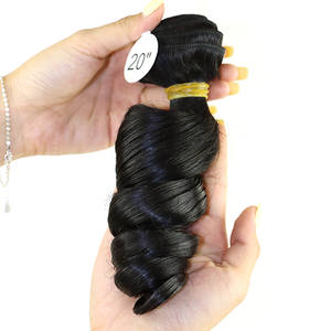 มัดผมมนุษย์ลอนหลวมเกรด12A อินเดีย - Product Image 5