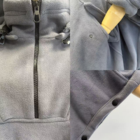 Manteau Abaya en polaire personnalisé avec poches pour femme, robe musulmane, vêtement islamique instantané, Ramadan, Eid Abaya
