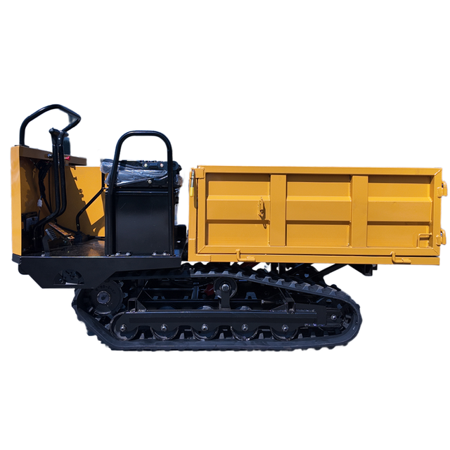 Hot Selling Mini Rubber Caterpillar Track Dumper Self-loading Electric Mini Transporter Dumper With Lift