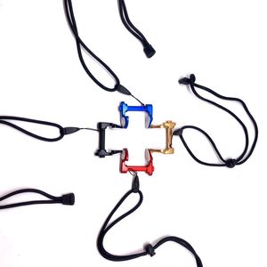 Waterproof <strong>Silicone</strong> Aluminum Alloy Anti-Skid Adjustable Freediving Scuba Diving Mini Size Nose Clip for <strong>Underwater</strong> Snorkeling - Product Image 1