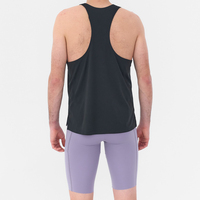 Groothandel Aangepaste Lage Taille Hoge Compressie Gymtraining Lifting Yoga Biker Track Korte Panty Man