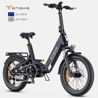 Bicicleta Eléctrica Plegable ENGWE L20 3.0 Pro con Diseño Ergonómico, Batería de 720Wh, Suspensión Completa, Conducción Cómoda, Disponible en Stock en la UE y el Reino Unido