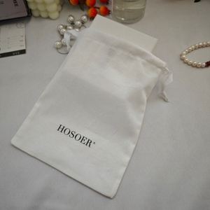 Custom Logo Print Cotton Perfume <b>Bag</b> Gift Cosmetic <b>Drawstring</b> <b>Bag</b> Cotton Linen Dust <b>Bag</b> Jewelry <b>Makeup</b> Pouch - Product Image 4