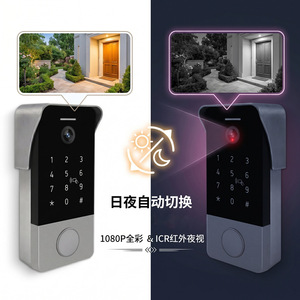 Sistema Inteligente de Control de Acceso a Puertas, 1080P a Todo Color, Visión Nocturna ICR, Reconocimiento Facial, Pantalla Táctil, Android 10, Almacenamiento en la Nube - Product Image 1