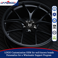 Vente Flash Jantes en Alliage Forgé Monobloc 19x9.5 20x10.5 Noir Satiné 5x112 à Rayons Divisés pour BMW M3 G80 M4 G82