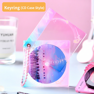 Porte-clés en acrylique NFC, mini <span class=keywords><strong>CD</strong></span>, disque vinyle personnalisé, porte-clés musical, mini album DIY, cadeau - Product Image 6