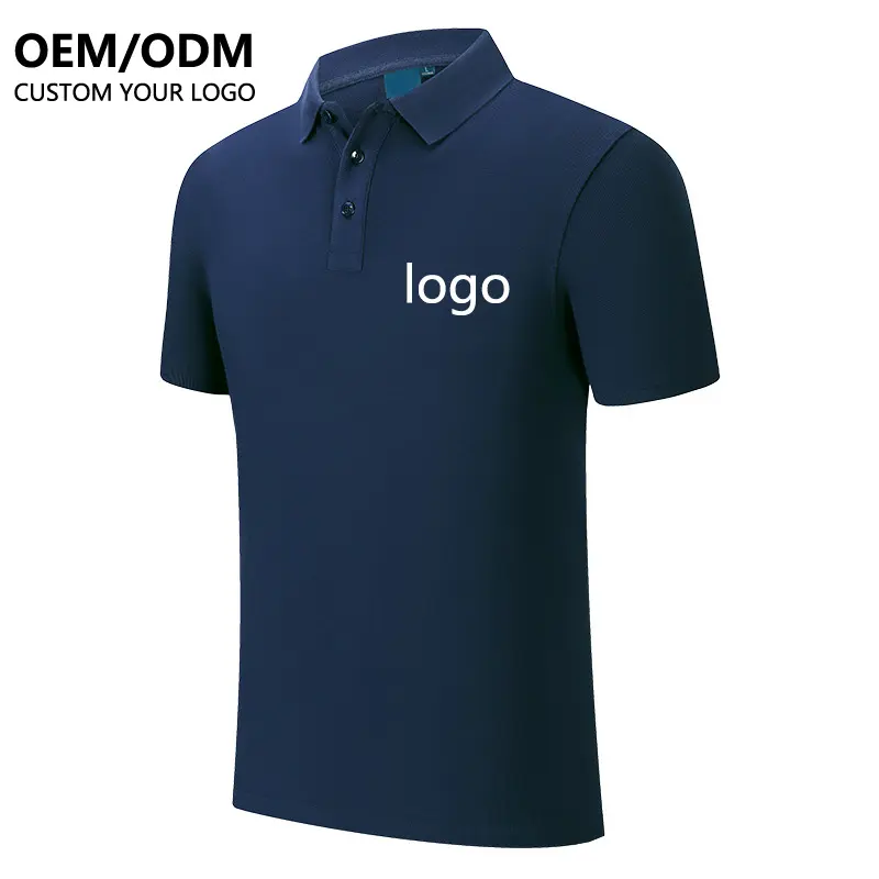 주문 로고를 가진 고품질 일 제복 사업 폴로 공백 수를 놓은 면 폴리에스테 mens 보통 골프 폴로 셔츠