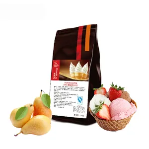 2024 hot selling soft ice cream powder pear flavor bubble tea ingredient