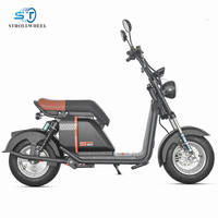 Scooter électrique à batterie au lithium longue portée 1000W 2000W, scooter à deux roues Citycoco pour adultes, pour le marché brésilien