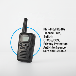 Walkie Talkie Portátil PMR446 FRS462 Sin Licencia, CTCSS/DCS, Mini <span class=keywords><strong>Radio</strong></span> Bidireccional Familiar, Recargable, Tamaño Pequeño, para Exteriores, RS-12 - Product Image 2