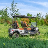 Voiturette de golf électrique Maytop homologuée CE à 4 places, haute stabilité, nouveau design, avec réfrigérateur intégré – Prix compétitif