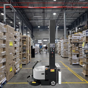 Kho tự động thông minh xách tay robot căng máy bao bì Robot Pallet wrapper cho ngành công nghiệp hóa chất dệt may - Product Image 2