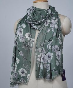 Women's Luxury Silk Modal Scarf Digital Print Designer Stole Soft Lightweight Fashion <b>Wrap</b> Premium Quality <b>Shawl</b> for Casual - Product Image 3