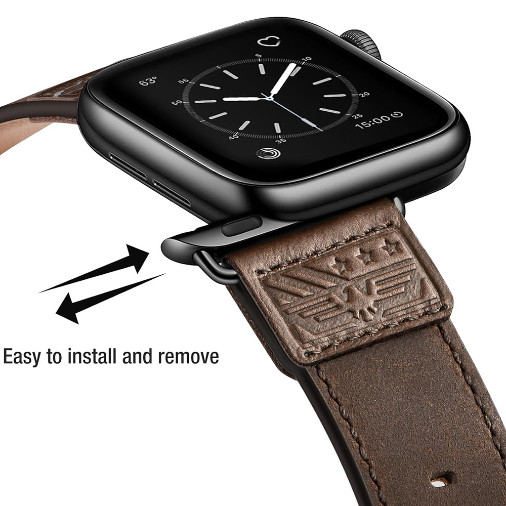Smooth Cowhide Luxury Retro Watch Band Wear Resistant Soft Wrist Strap Genuine Leather Watchband Universal Replacement Wristband
