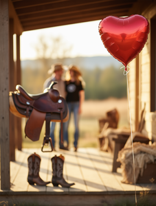 Camiseta de Manga Corta para Mujer con Estampado de Toro Occidental, Blanca, Estilo Pareja para San Valentín, Corte Regular, Algodón Jersey, Primavera Verano - Product Image 2