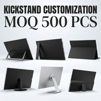 Layar Portabel Lipat SIBOLAN 14 Inci, Layar Ganda Eksternal, Monitor Portabel Tiga Layar untuk Ekstensi Monitor Laptop