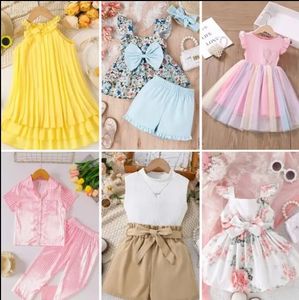 Ropa Infantil Usada Mixta al por Mayor, Inventario de Verano, Estampado de Dibujos Animados, Informal, de Poliéster/Algodón, Precio Económico - Product Image 3