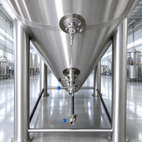 Cuve de fermentation en acier inoxydable Tonsen 2000L, unité de fermentation 20HL pour microbrasserie