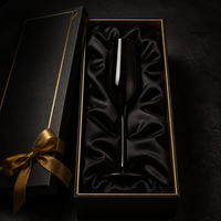 Ensemble de verres à vin noirs brillants élégants SUNYO, flûtes à champagne de luxe, verres sans plomb, gobelets pour fêtes, mariages, décorations d'événements
