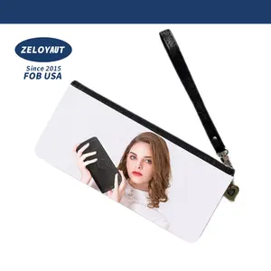 USA Warehouse Available ZELOYAUT Sublimation Long Wallet Blanks For Women Personalized DIY Women Fashion Wallet Blanks