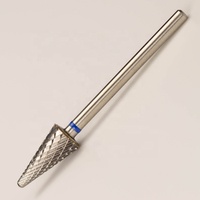 Cône acrylique électrique de qualité professionnelle, lime à ongles en tungstène E, forets à cône en carbure, 1 pièce