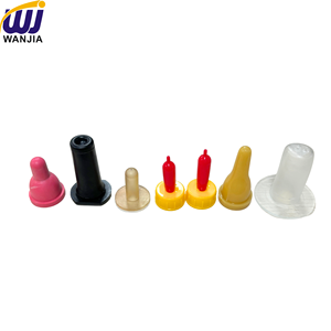 WANJIA Durável Silicone Animal Chupetas Borracha Natural Tetina Pecuária Leite Mamilos Alimentação para Bezerros Instrumento Veterinário - Product Image 1
