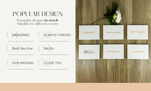 Tôi yêu bạn lá vàng <span class=keywords><strong>7</strong></span> inch IPS màn hình Brochure hiển thị 4GB Bộ nhớ có thể sạc lại pin sang trọng Linen ràng buộc đám cưới <span class=keywords><strong>video</strong></span> cuốn sách - Product Image 2