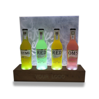 Bouteille de vin créative, usine professionnelle, sur mesure, pour discothèque, fête KTV, présentoir de bouteilles de vin, base led, 1 pièce