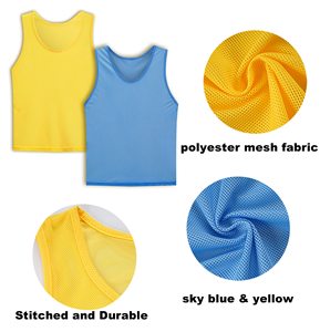 OEM Scrimmage gilets Pinnies équipe pratique maillots pour enfants jeunes adultes maille pour football football <span class=keywords><strong>basket</strong></span>-ball nom <span class=keywords><strong>personnalisé</strong></span> - Product Image 4